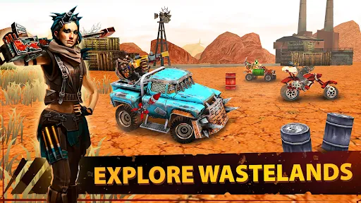 Dead Paradise Car Race Shooter應用截圖