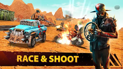 Dead Paradise Car Race Shooter應用截圖