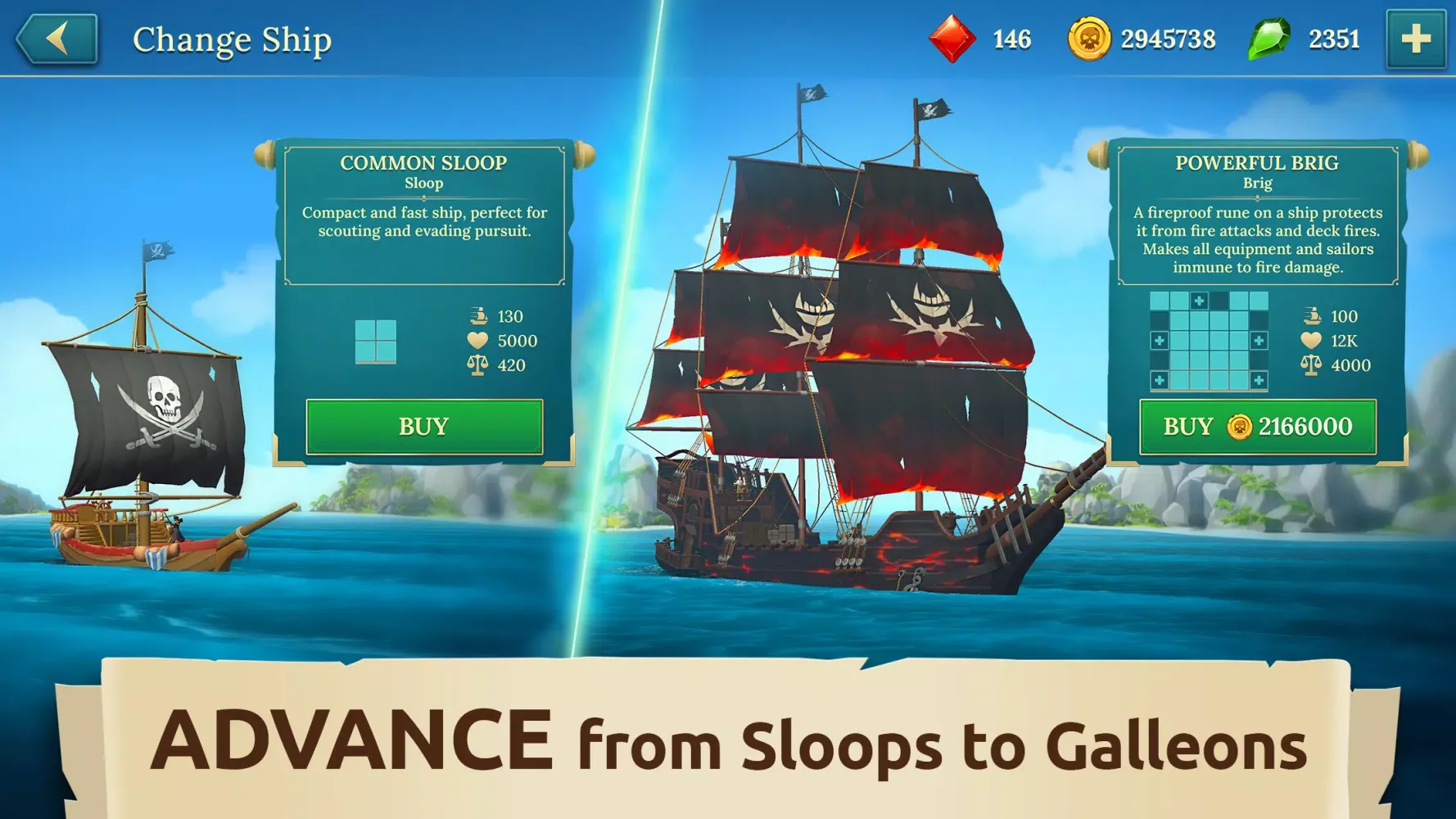 Pirate Ships・Build and Fight スクリーンショット