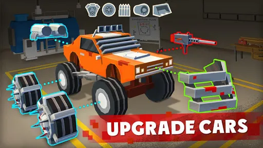 ภาพหน้าจอของ Zombie Derby: Pixel Survival
