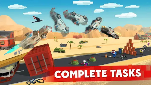 ภาพหน้าจอของ Zombie Derby: Pixel Survival