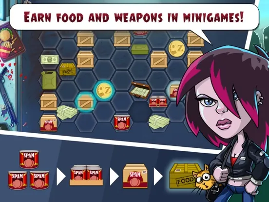 ภาพหน้าจอของ Zombie Town Story iPad 