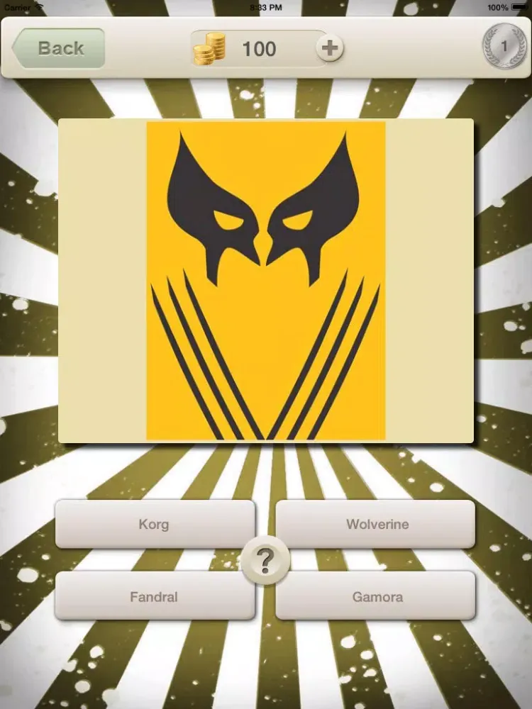Screenshot di Heroes and Villains Quiz : Movie Film Trivia Guess Game iPad 