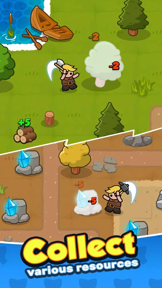 Captures d'écran de Heroes Rush! Adventure RPG