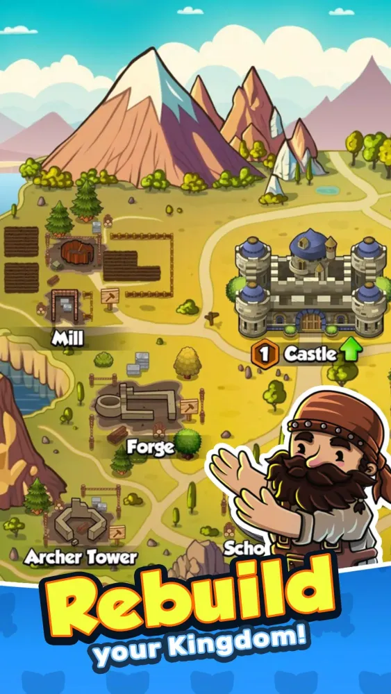 Captures d'écran de Heroes Rush! Adventure RPG