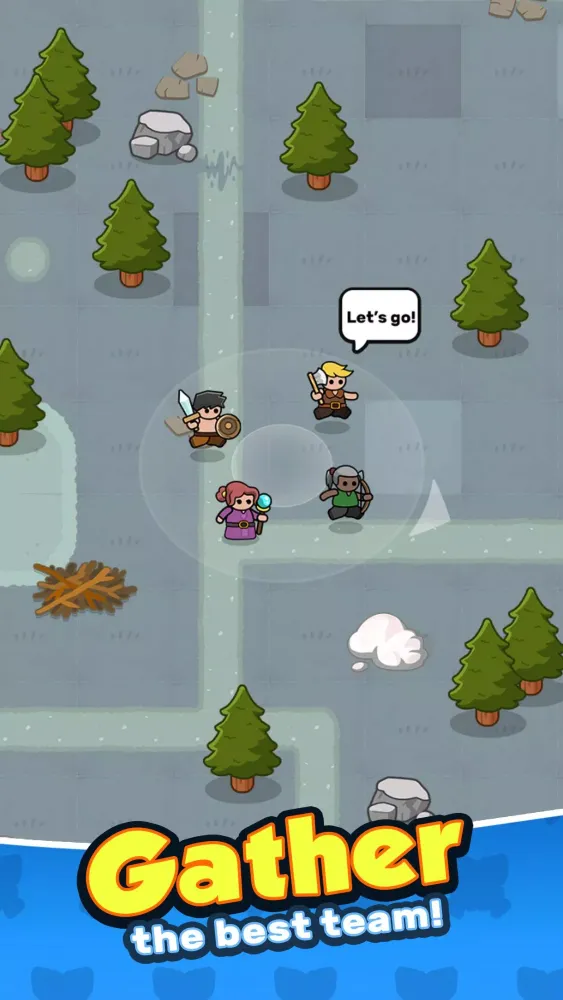 Captures d'écran de Heroes Rush! Adventure RPG
