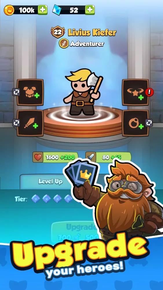 Captures d'écran de Heroes Rush! Adventure RPG
