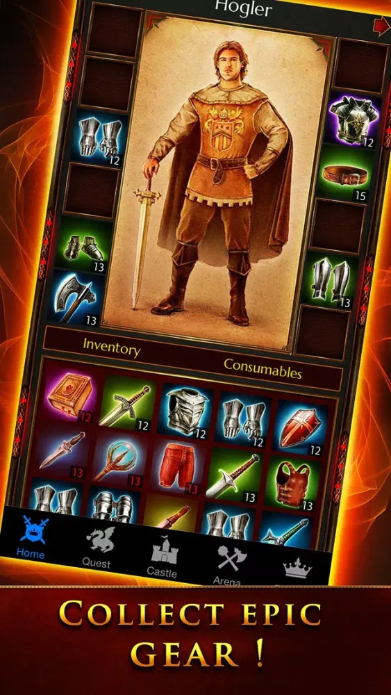 Tangkapan skrin Heroes of Deneos: Revenge of the Shadow Lord