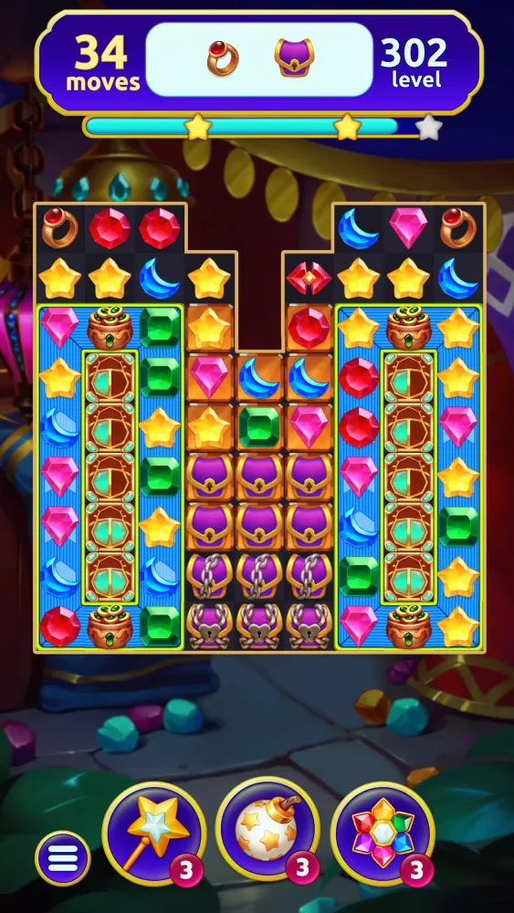 Mystery Jewels: Magic Match 3 Screenshots