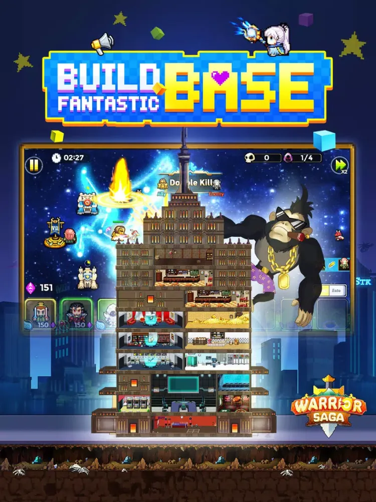 Warrior Saga: Pixel Adventure iPad  स्क्रीनशॉट