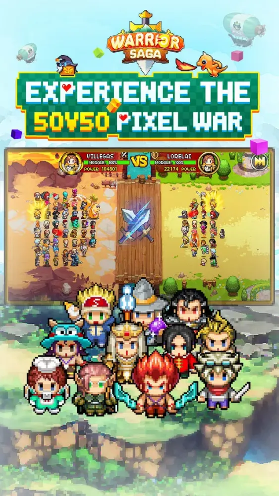 Warrior Saga: Pixel Adventure स्क्रीनशॉट