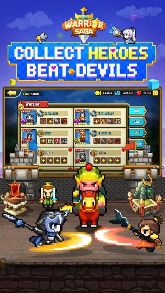 Warrior Saga: Pixel Adventure स्क्रीनशॉट