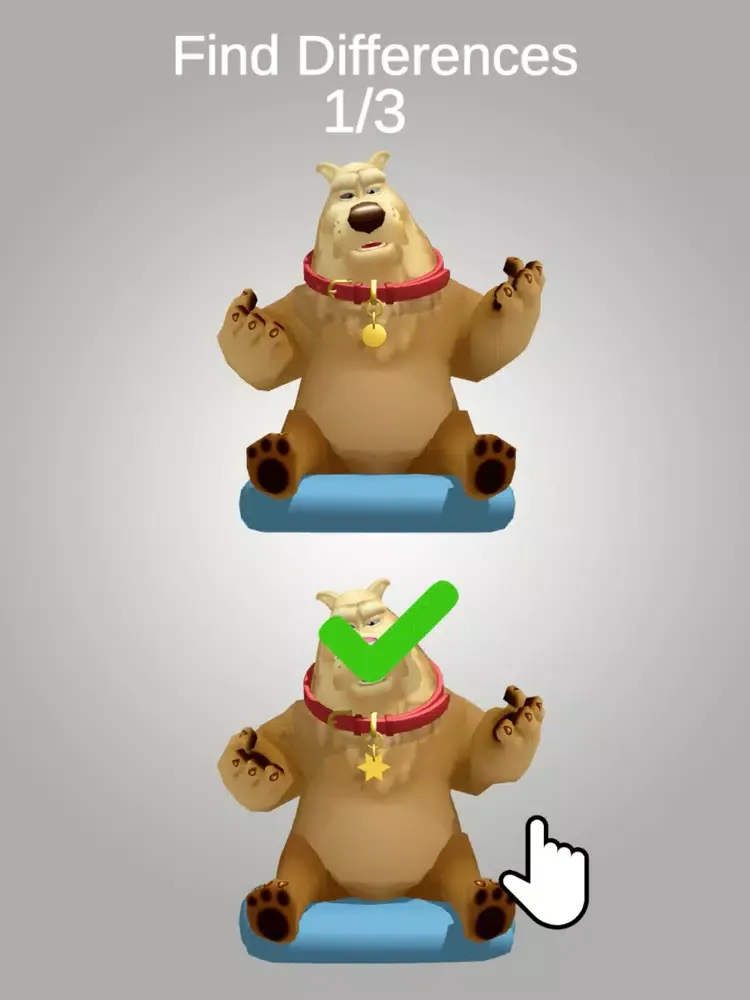Capturas de tela do Find The Difference 3D! iPad 
