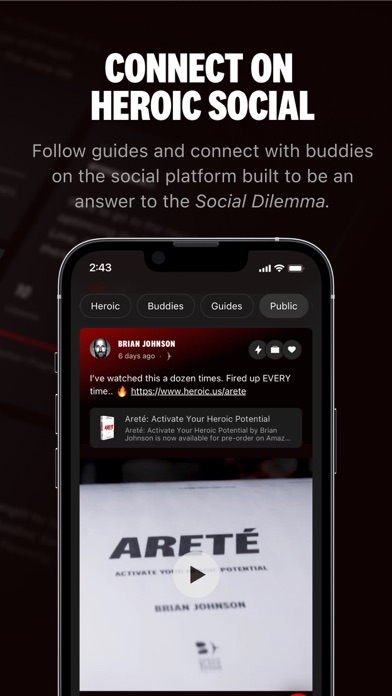 Screenshot di Heroic | The Training Platform