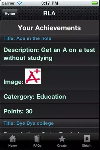 Zrzuty ekranu Real Life Achievements