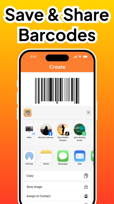 Capturas de tela do QR Code Reader·Barcode Scanner