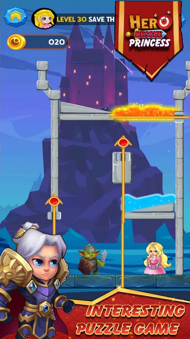 Capturas de pantalla de Hero Rescue - Pull Pin Puzzle