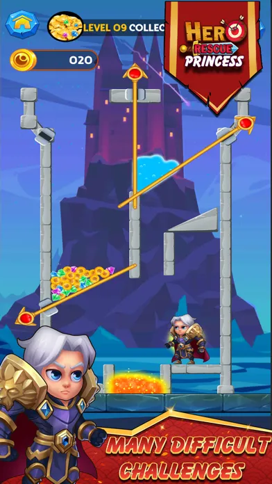 Capturas de pantalla de Hero Rescue - Pull Pin Puzzle