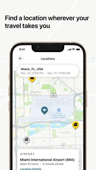 Ảnh chụp màn hình của Hertz Rental Car, EV, SUV, Van