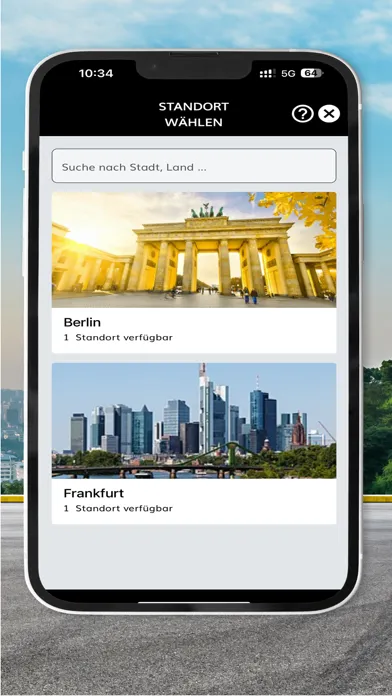 Hertz 24/7® Mobility应用截图