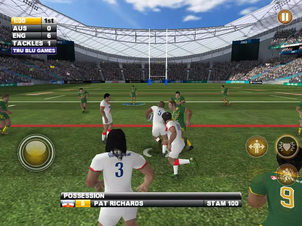 Rugby League Live 2: Quick Match iPad  سکرین شاٹس