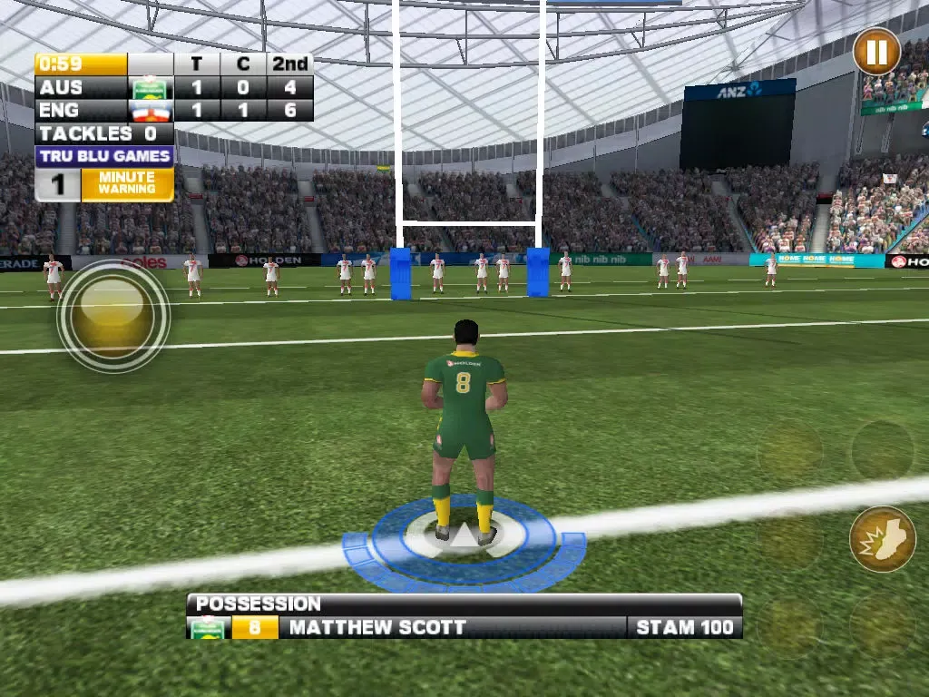 Rugby League Live 2: Quick Match iPad  سکرین شاٹس