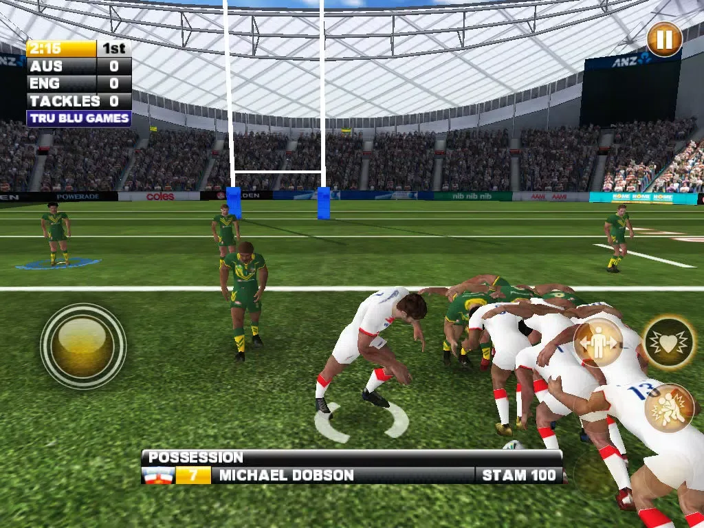 Rugby League Live 2: Quick Match iPad  سکرین شاٹس