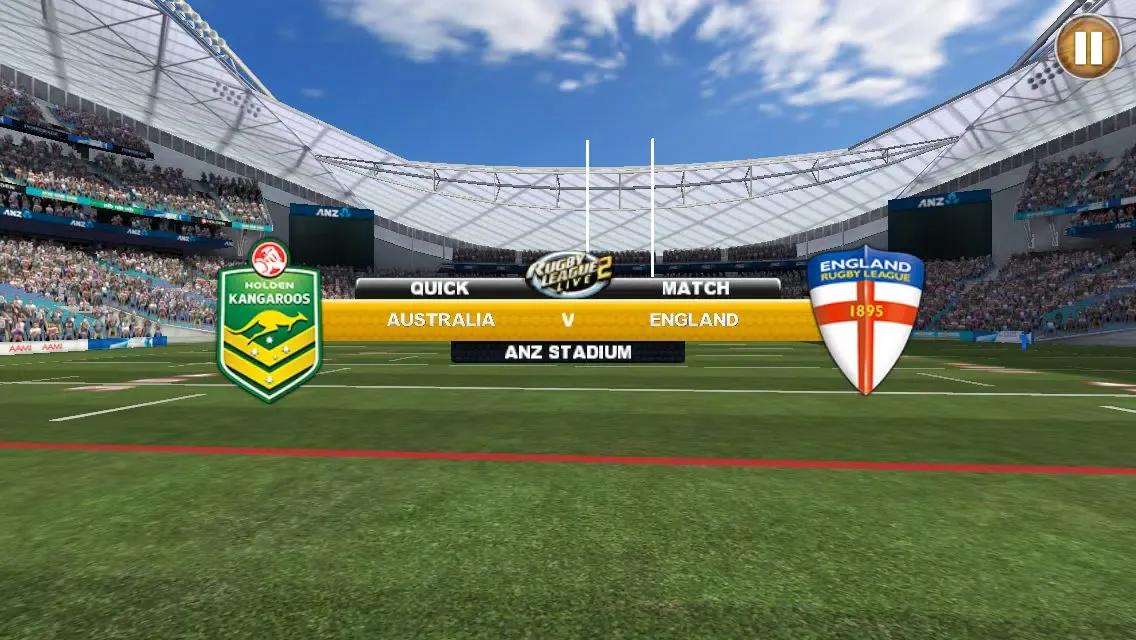 Rugby League Live 2: Quick Match سکرین شاٹس