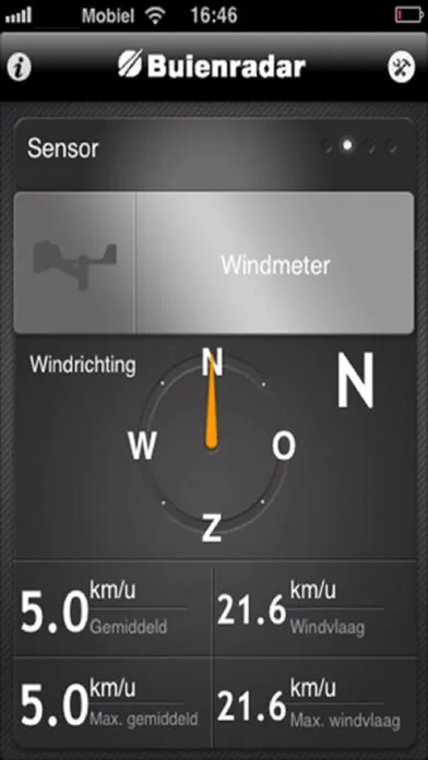 Capturas de pantalla de Buienradar weerstation