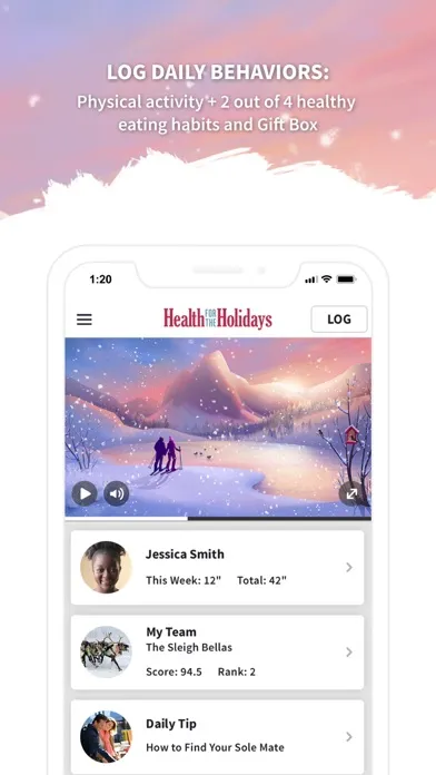 Health for the Holidays スクリーンショット