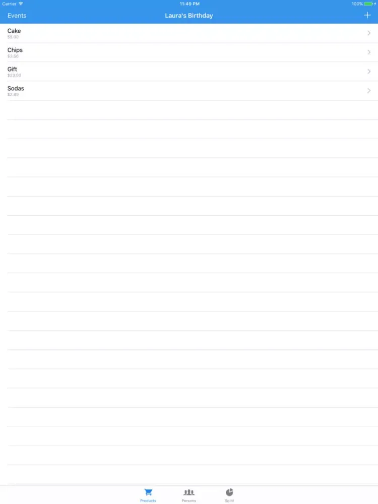Bill Split Lite - Smart split! iPad  スクリーンショット
