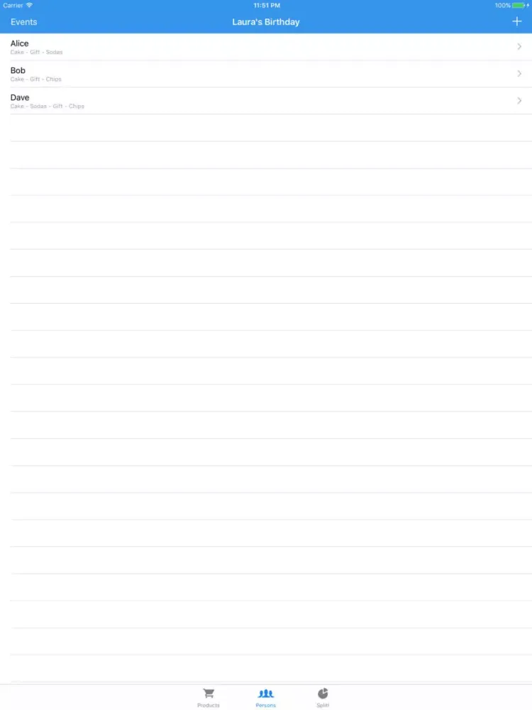 Bill Split Lite - Smart split! iPad  スクリーンショット