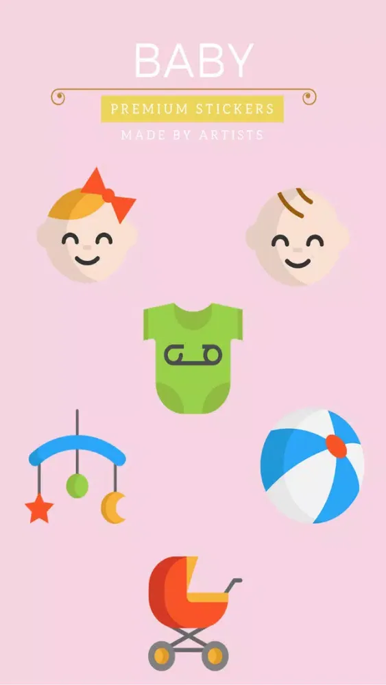 Скриншоты Baby Stickers - Celebrate parenthood