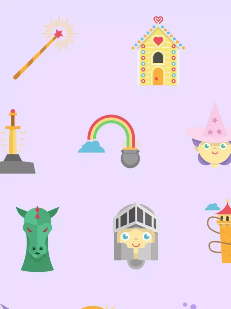 Screenshot di Fairy Tale Stickers - Magical stories iPad 