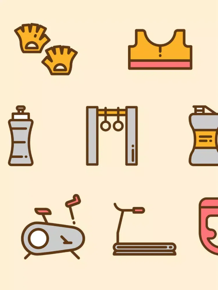 Captures d'écran de Fitness Stickers - Healthy body and happy mind iPad 