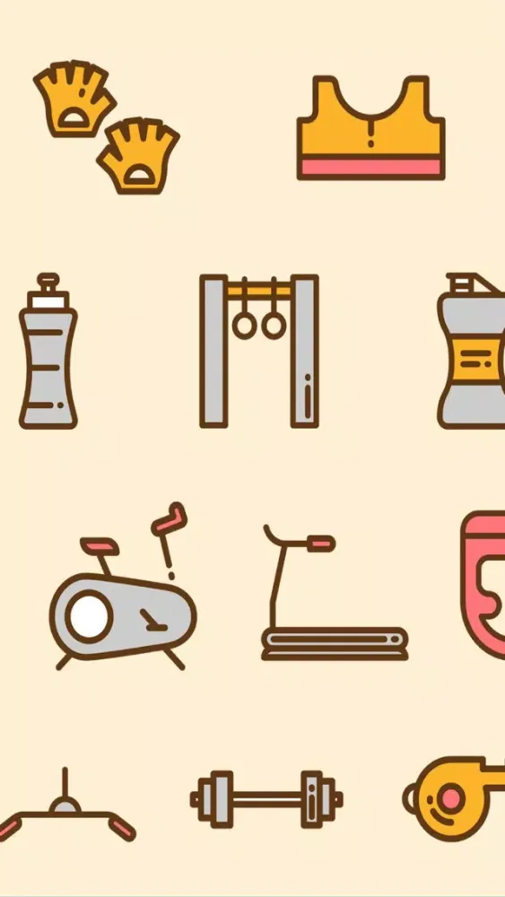 Captures d'écran de Fitness Stickers - Healthy body and happy mind
