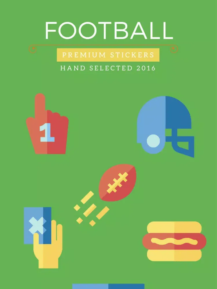 Capturas de tela do Football Stickers - Fantasy sports and fun iPad 
