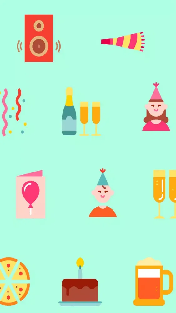 Happy Birthday Stickers - Celebrating life应用截图
