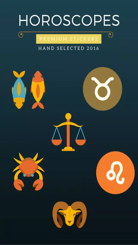 Capturas de pantalla de Horoscope Stickers - Listen to the stars