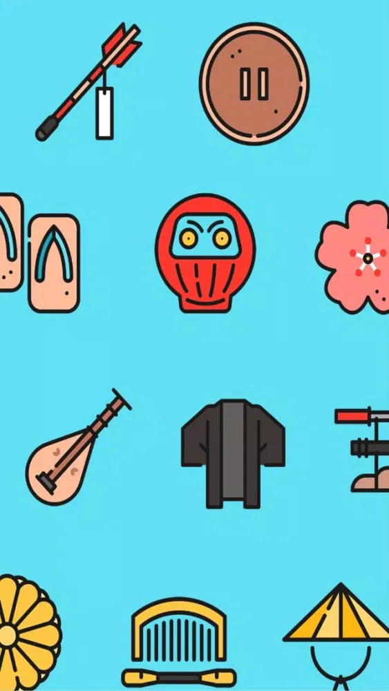 Japan Stickers - Land of the Rising Sun 스크린샷