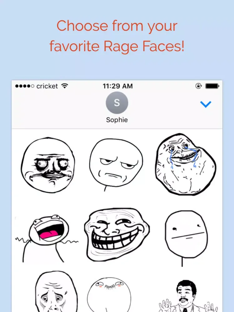 صور Memes - Generate memes with rage faces and text iPad 