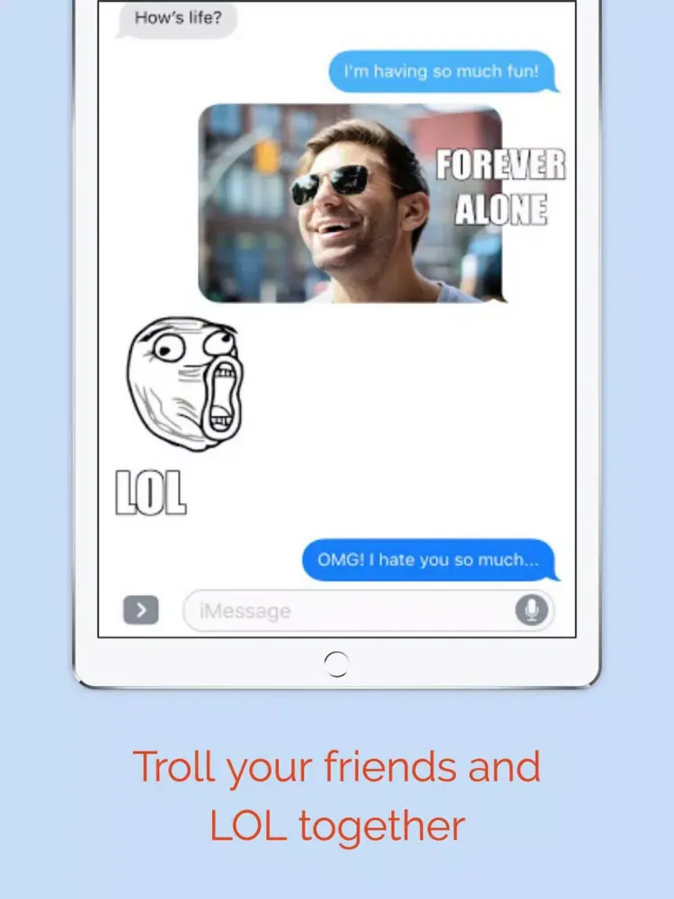 صور Memes - Generate memes with rage faces and text iPad 