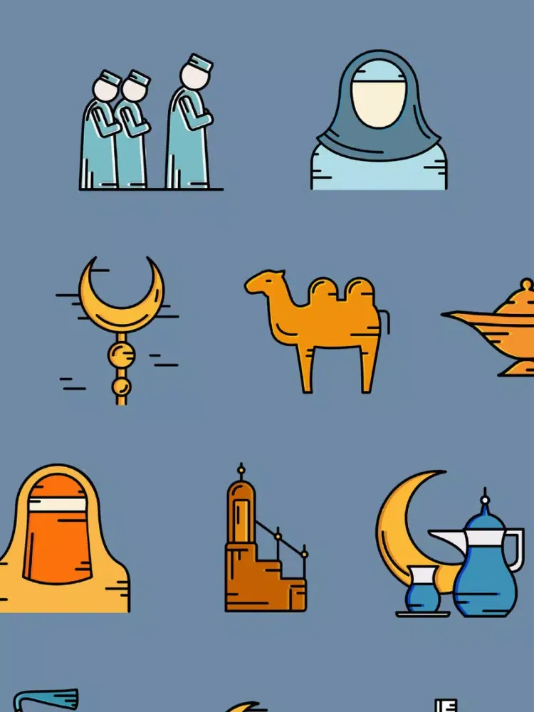 Ramadhan Stickers - Qur'an and Allah iPad 應用截圖