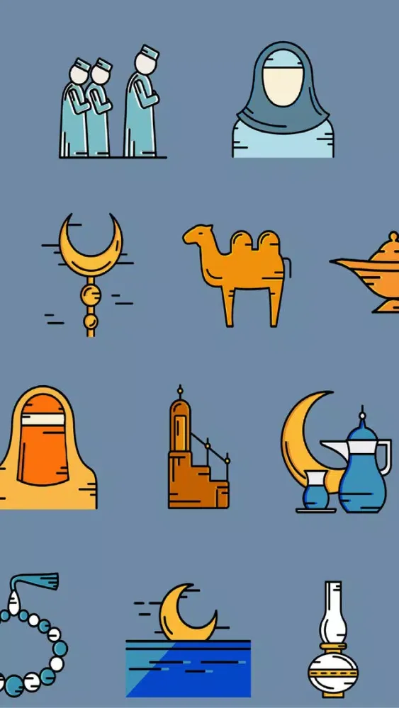 Ramadhan Stickers - Qur'an and Allah應用截圖