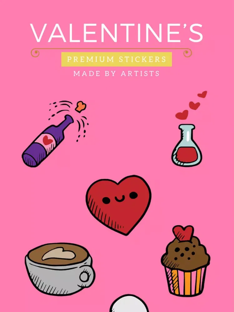 Скриншоты Valentines Stickers - With your special someone iPad 