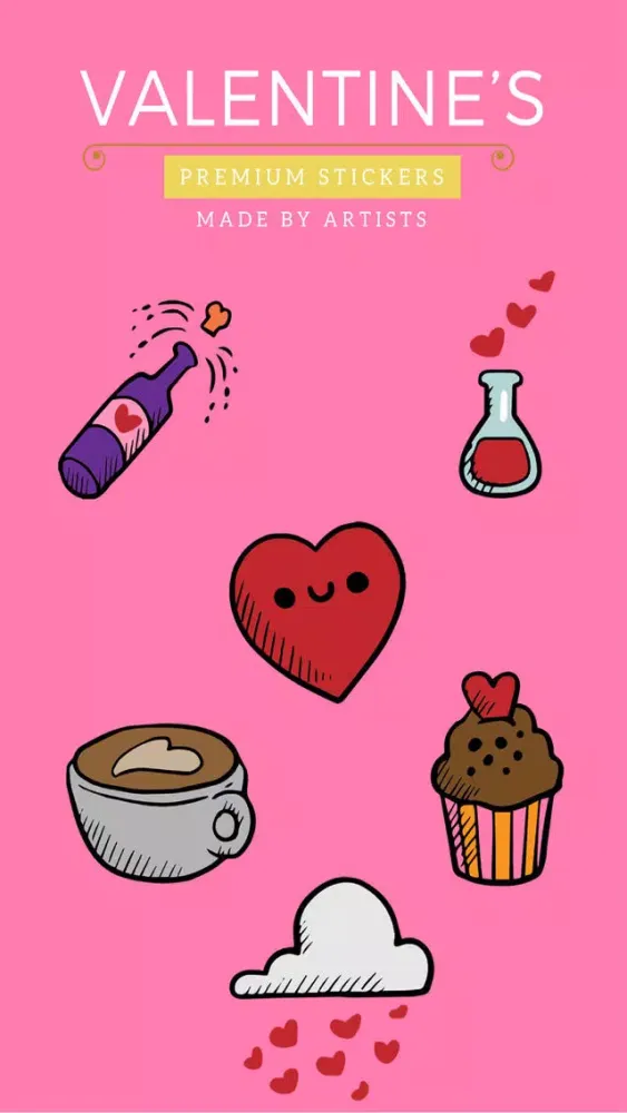 Скриншоты Valentines Stickers - With your special someone