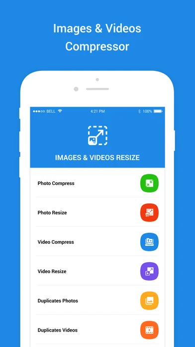 Resize & Compress Photo Video Screenshots