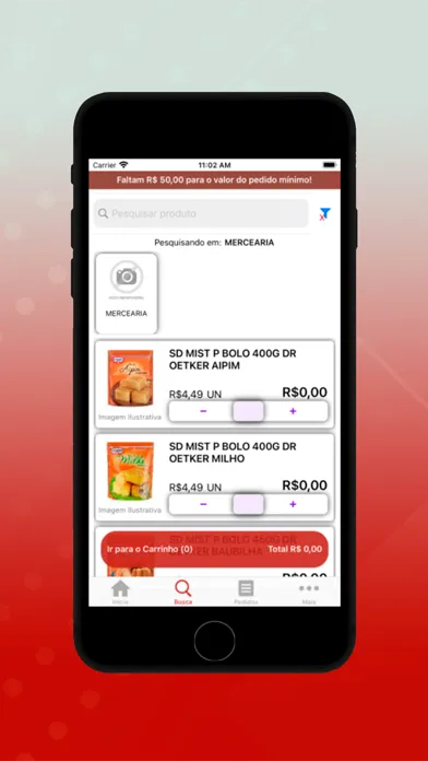 Tangkapan skrin Mercado Atlântica online