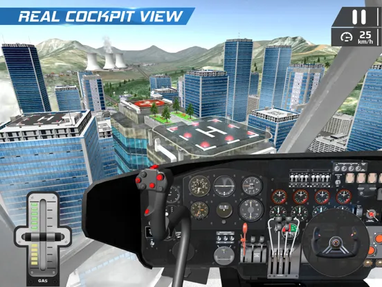 Helicopter Flight Pilot Sim iPad  Ekran Görüntüleri