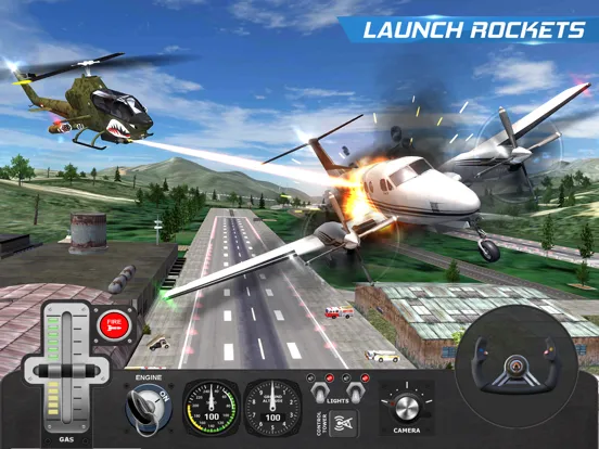 Helicopter Flight Pilot Sim iPad  Ekran Görüntüleri